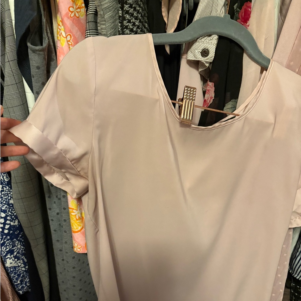 Pink blouse